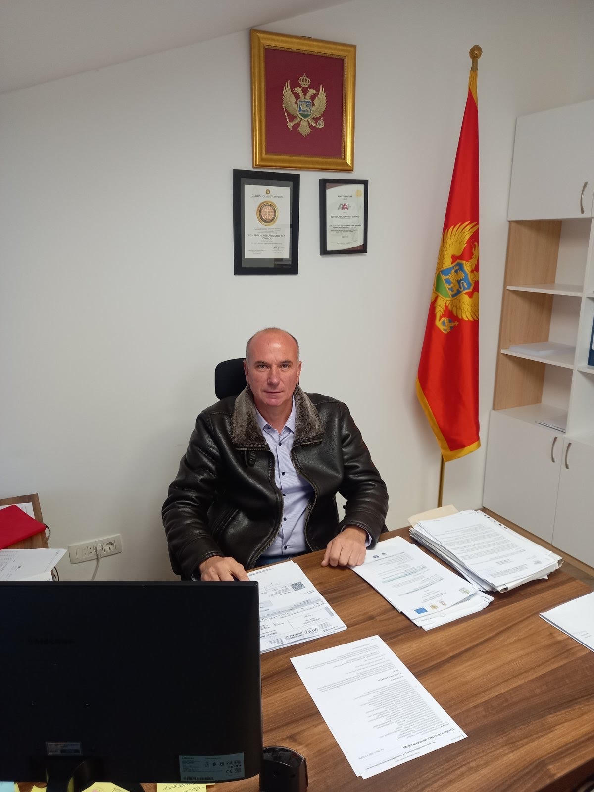 Edin Mulić v.d. izvršni direktor preduzeća Komunalne djelatnosti d.o.o Gusinje 