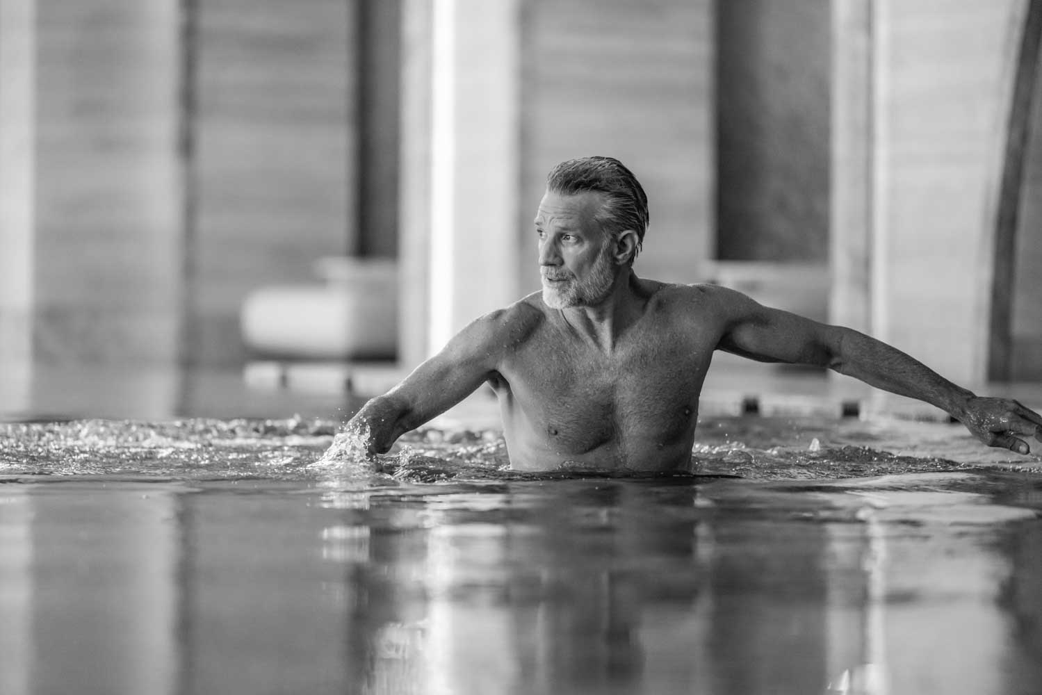 OneOnly Portonovi LIFESTYLE DAY2 SpaPool Him Swimming 6618 MASTER BW