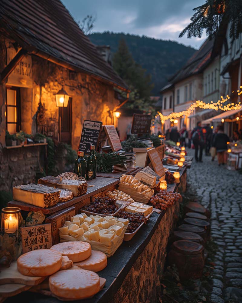 street market night